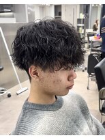 リベル(LIBER)&nbsp;マッシュパーマ／ツイストスパイラルパーマ／メンズカット