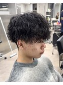 マッシュパーマ/ツイストスパイラルパーマ/メンズカット