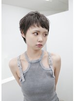 マスタード(MASTARD)&nbsp;ショートボブウルフカットハンサムショート小顔ワンレン韓国