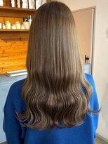 ビスクヘアデザイン(bisq hair design)&nbsp;ベージュカラー/ロング/セミロング/ミルクティーベージュカラー