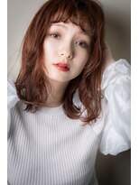 カバーヘア ブリス 戸田公園西口店(COVER HAIR bliss)&nbsp;姫カットレイヤー抜け感ウェーブミディアムv戸田公園20代30代