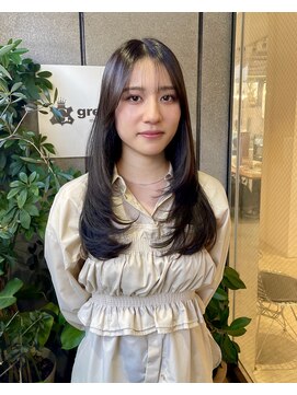 グリーン 町田(green) 【セミロング】ワンカールレイヤー3