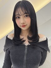 プール(POOL)&nbsp;【TAISEI】就活ブルーブラックカラー＆フェイスフレーミング