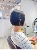 地毛風ストレート/髪質改善ストレート/自然な縮毛矯正/ミニボブ