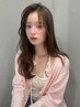 【梨華限定クーポン】韓国レイヤーカット＋透明感カラー＋超音波TR￥9,980