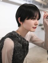 フォト 新宿三丁目(foto)&nbsp;▽ハンサムショート ミニウルフブリーチなし前髪ミディアム新宿