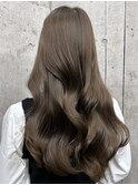 フェミニンカール大人ヘアモテ髪前髪パーマオフィスヘア