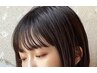 【期間限定◇お得クーポン】前髪ストレート+カット￥9500