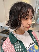 アム(amu)&nbsp;ボブパーマ/パーマボブ/ゆるふわパーマ/ウェーブボブ/ミニボブ