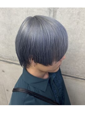 オーシャントーキョー ホワイト 原宿(OCEAN TOKYO WHITE) マッシュウルフ/ハイトーンカラー/シルバーカラー