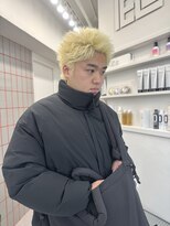 ペレ 渋谷(PELE)&nbsp;MEN’S HAIR/サーフカール/刈り上げセンターパート/渋谷