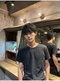 シャドウパーマ マッシュ