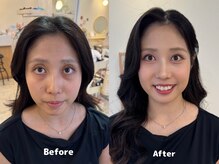 ヘアメイクアンドセットサロン リッコ(Hair make&set salon Ricco)の雰囲気（メイクで丁寧に魅力を引き出します♪ブライダルやイベント前に）