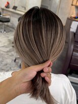 アポロ 横浜駅店(apollo)&nbsp;ブリーチ/ミディアムヘア/デザインカラー/フェイスフレーミング