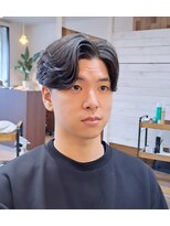 ヘアーサロン カヴィエ(hair salon covie) フェザーパーマ フェザーショート テーパーフェード