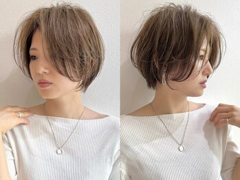 ジアン バイ ミルボン NU茶屋町+(GIEN by milbon)の写真/大人の上品さを兼ね備えたショートヘアでイメチェンもお任せ!差が出るカット技術こそ実力派stylistへ♪