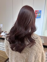 ラフ バイ マグ 南松本(R.A.F. by Mag)&nbsp;韓国風◎カシスパープルケアブリーチ顔周りレイヤー冬カラー