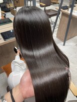 リンクミリ(Link mili)&nbsp;【フォギーブラウン】髪質改善/韓国ヘア/レイヤーカット