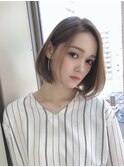 顔周りが綺麗に見えるワンカールボブ