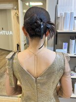 オーセンヘア(AUTHEN.HAIR) お呼ばれアレンジ/リボンアレンジ
