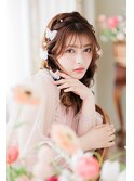 推し活ヘアに！編みたらしヘア