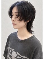 ボンド(hair salon bonD)&nbsp;エッジレイヤーウルフ・センターパート