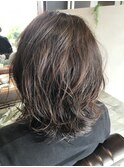 ゆるふわ大人レイヤーニュアンスパーマナチュラルクラゲヘアー