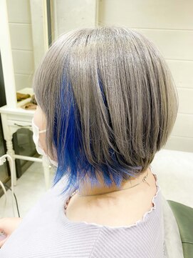 デイズ(days) 【中村　清彦】小顔に見えるナチュラルボブ+インナーカラー