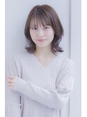 【寺尾拓巳】大人かわいいエギョモリグレーベージュくびれミディ