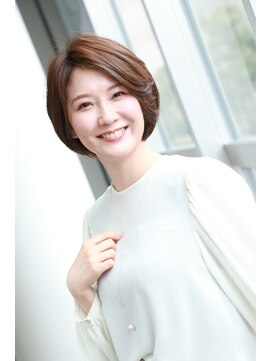 イチリン 市川店(ICHIRIN) ツヤ髪フェミニンボブ