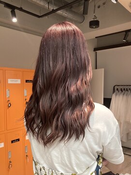 コワファーストナガサキシャンプーボーイ(COIFF1RST NAGASAKI SHAMPOO BOY) ブリーチ1回カシスピンクラベンダーベージュ