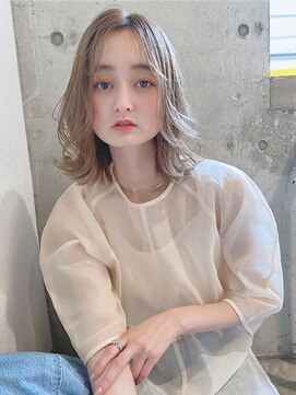 ルービック バランス 天王寺(Rubik's×Balance) アッシュベージュ/透け感ボブ