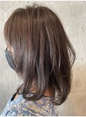 脱白髪染め×ブルージュ
