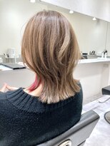 パブロ(Pablo)&nbsp;ミルクティーベージュ ピンクイヤリング