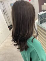 リティアンドビューティースタジオモッズシブヤ(LITTY&beauty studio M.O.D shibuya)&nbsp;#イルミナカラー#ベージュ#ブラウン#透明感カラー