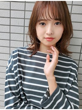 ガーデン オオタカノモリ(garden otakanomori) 前髪カットフェイスレイヤー×ブランジュくびレイヤー