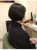 香草カラー　ショートグラデーション