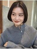 大人ボブ ショートボブ 顔周りレイヤーカット 表参道30代40代