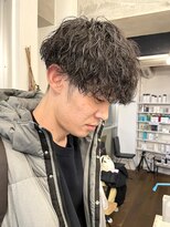 アーリー(Ali'i)&nbsp;2way束感ショート刈り上げマッシュツイストスパイラルパーマ