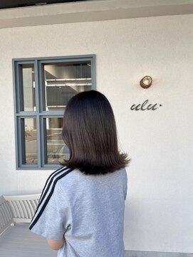 ウルヘアー(ULU hair) オリーブグレージュ/Olive greige