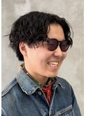 大分メンズツイストスパイラルパーマ刈り上げセンターパート