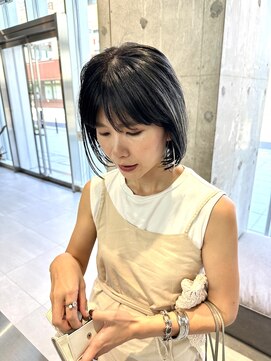 カケル(×.) フレンチボブ/暗染め/ワンカールボブ