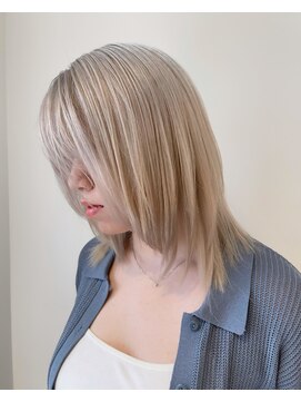 シード 成増 下赤塚店(ced.) ホワイトブロンドブリーチダブルカラー下赤塚/成増/平和台美髪