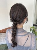 編みおろし／お呼ばれヘア
