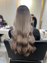 ブレンド 渋谷(BLend)&nbsp;メルティカラー.フェミニンロング.似合わせカット.グレージュ