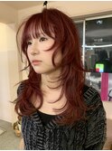 ざくざくレイヤーにレッドカラー