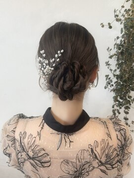 ゼスト 中野店(ZEST) 【ZEST中野/Hikaru】ふんわりネジネジシニヨン