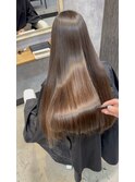 朝の手入れ時短*美髪ストレート*