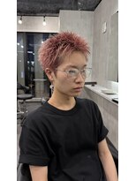 ラベル 渋谷(LAVEL)&nbsp;スパイキーショート/ホワイトピンク