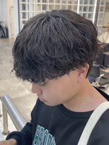 フィフスパーク(fifth PARK)&nbsp;渋谷シャドウパーマメンズカットルーズパーマツーブロック無造作